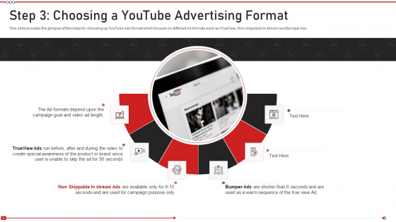 Advertising On Youtube Platform Step 3 Choosing A Youtube Advertising Format Guidelines PDF