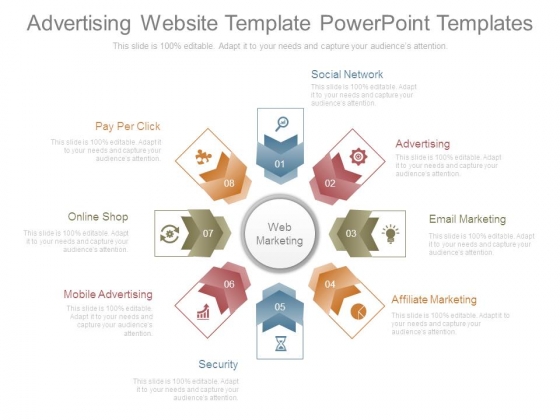 Advertising Website Template Powerpoint Templates Advertising Website Template Powerpoint Templates