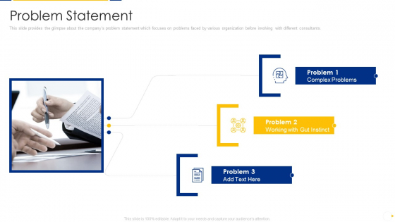 Advisory Company Pitch Deck Problem Statement Ppt Gallery Graphics PDF Advisory Company Pitch Deck Problem Statement Ppt Gallery Graphics PDF
