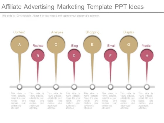 Affiliate Advertising Marketing Template Ppt Ideas