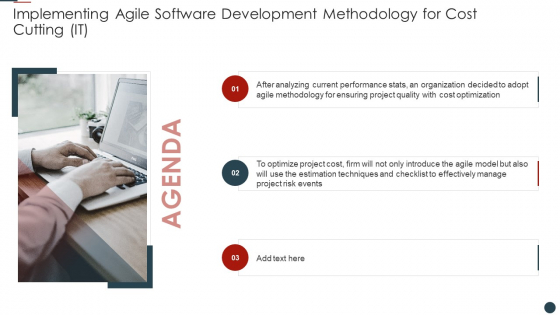 Agebda Implementing Agile Software Development Methodology For Cost Cutting IT Template PDF Agebda Implementing Agile Software Development Methodology For Cost Cutting IT Template PDF