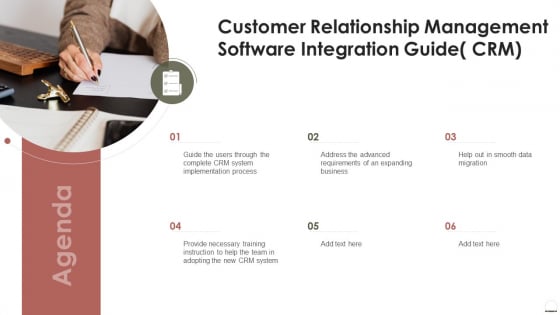 Agenda Customer Relationship Management Software Integration Guide CRM Guidelines PDF Agenda Customer Relationship Management Software Integration Guide CRM Guidelines PDF