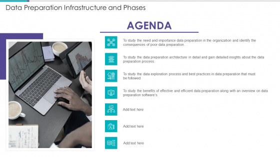 Agenda Data Preparation Infrastructure And Phases Mockup PDF