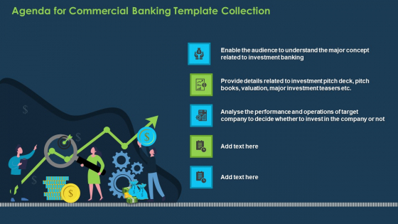 Agenda For Commercial Banking Template Collection Ppt Model Samples PDF