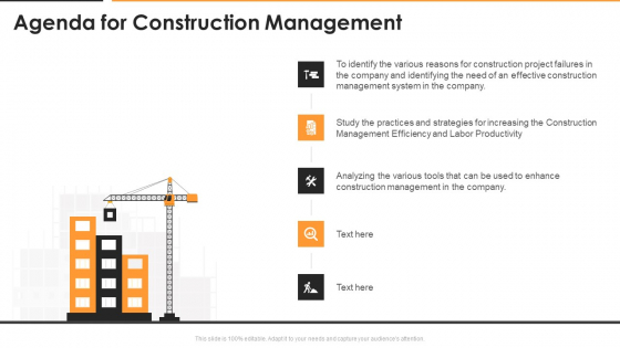 Agenda For Construction Management Graphics PDF Agenda For Construction Management Graphics PDF