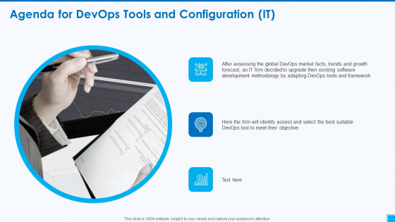 Agenda For Devops Tools And Configuration IT Template PDF