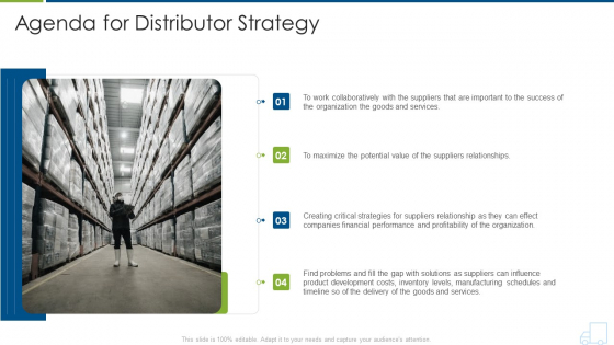 Agenda For Distributor Strategy Guidelines PDF Agenda For Distributor Strategy Guidelines PDF