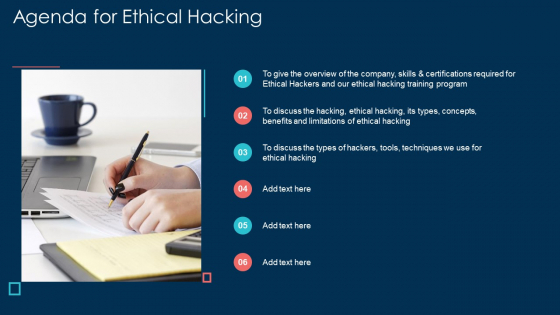 Agenda For Ethical Hacking Ppt Ideas Backgrounds PDF