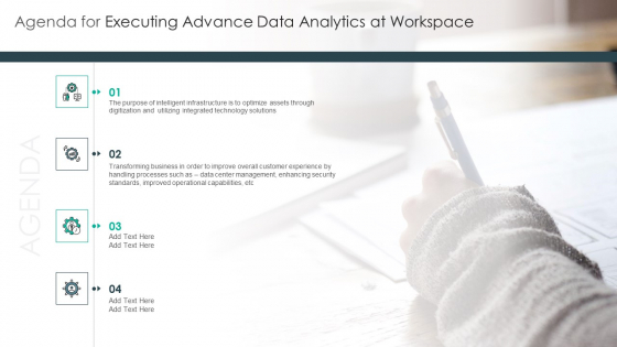 Agenda For Executing Advance Data Analytics At Workspace Introduction PDF Agenda For Executing Advance Data Analytics At Workspace Introduction PDF