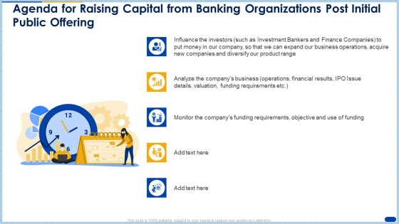 Agenda For Raising Capital From Banking Organizations Post Initial Public Offering Inspiration PDF Agenda For Raising Capital From Banking Organizations Post Initial Public Offering Inspiration PDF