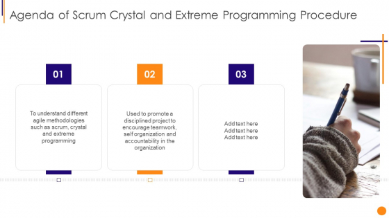 Agenda Of Scrum Crystal And Extreme Programming Procedure Topics PDF Agenda Of Scrum Crystal And Extreme Programming Procedure Topics PDF