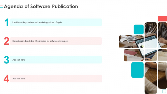 Agenda Of Software Publication Ppt Infographics Display PDF Agenda Of Software Publication Ppt Infographics Display PDF