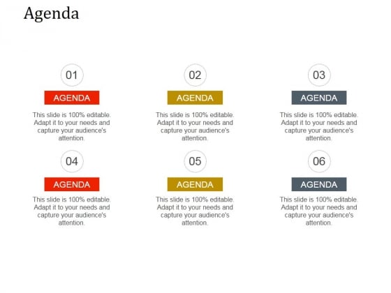 template agenda