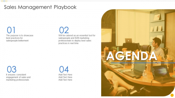 Agenda Sales Management Playbook Template PDF