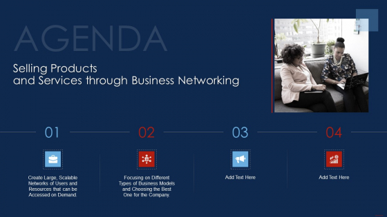Agenda Selling Products And Services Through Business Networking Rules PDF