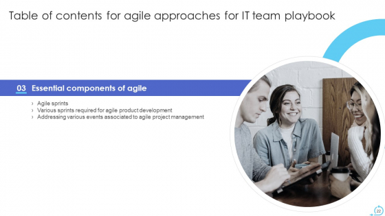 Agile Approaches For IT Team Playbook Ppt PowerPoint Presentation Complete With Slides good ideas