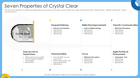 Agile IT Project Management Seven Properties Of Crystal Clear Pictures PDF