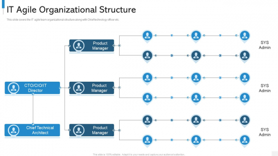 Agile Org Chart It It Agile Organizational Structure Inspiration PDF