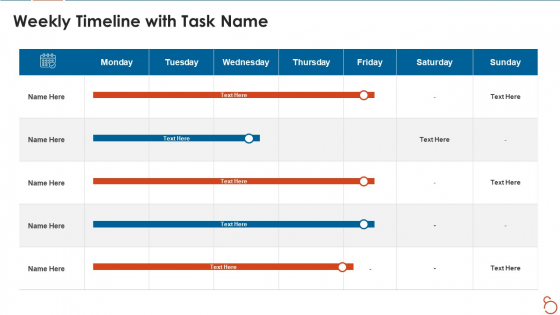 Agile Project Expenses Projection IT Weekly Timeline With Task Name Infographics PDF Agile Project Expenses Projection IT Weekly Timeline With Task Name Infographics PDF