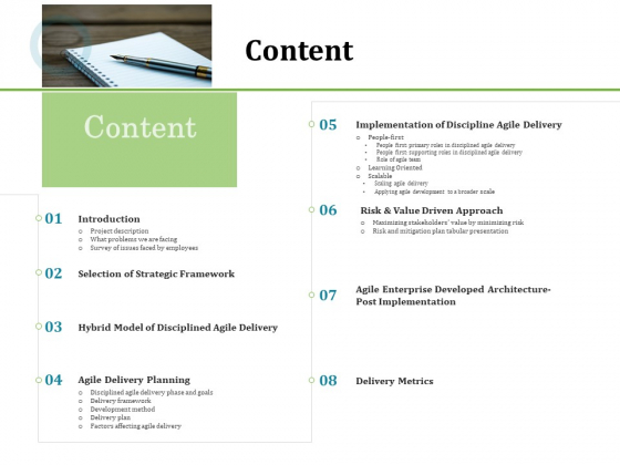 Agile Service Delivery Model Content Summary PDF Agile Service Delivery Model Content Summary PDF