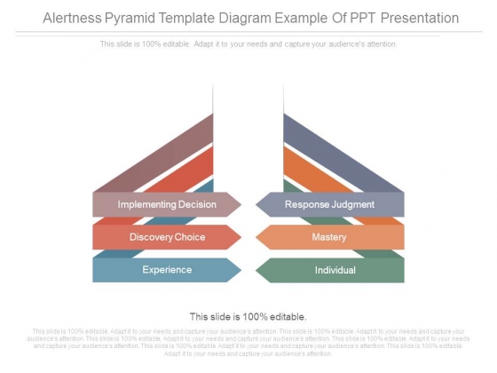Alertness Pyramid Template Diagram Example Of Ppt Presentation
