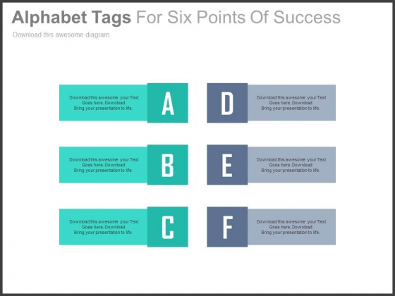 Alphabet Tags For Agenda Slide Powerpoint Slides Alphabet Tags For Agenda Slide Powerpoint Slides