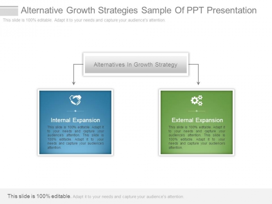 Alternative Growth Strategies Sample Of Ppt Presentation Alternative Growth Strategies Sample Of Ppt Presentation