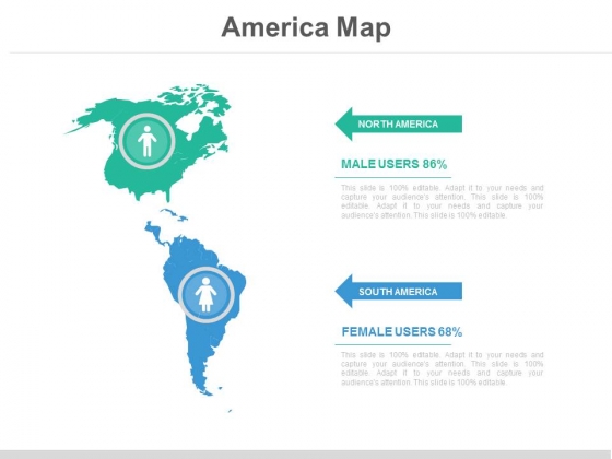 America Map Ppt Slide America Map Ppt Slide