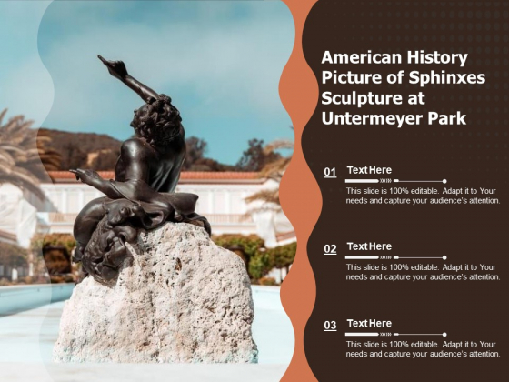 American History Picture Of Sphinxes Sculpture At Untermeyer Park Ppt PowerPoint Presentation Gallery Introduction PDF