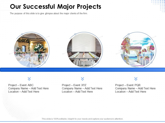 Amusement Event Coordinator Our Successful Major Projects Ppt PowerPoint Presentation Slides Example Topics PDF Amusement Event Coordinator Our Successful Major Projects Ppt PowerPoint Presentation Slides Example Topics PDF