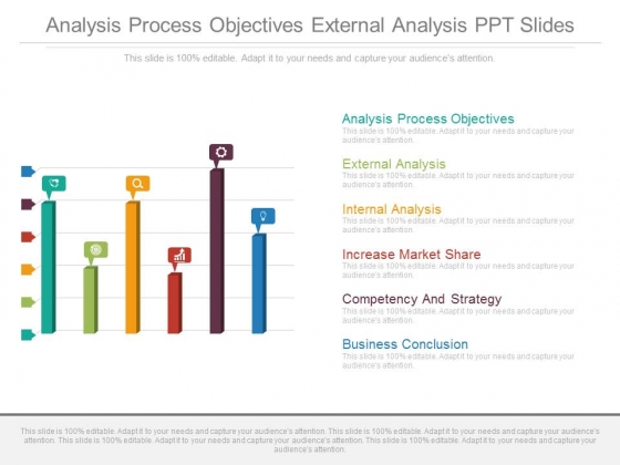 Analysis Process Objectives External Analysis Ppt Slides