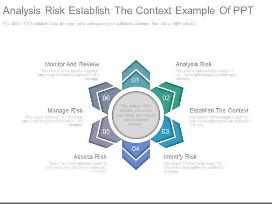 Analysis Risk Establish The Context Example Of Ppt Slides
