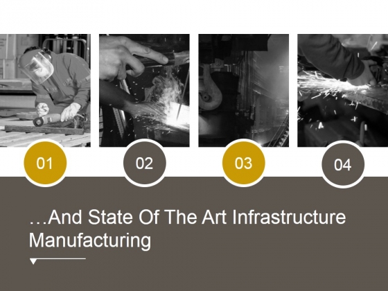 And State Of The Art Infrastructure Manufacturing Ppt PowerPoint Presentation Inspiration