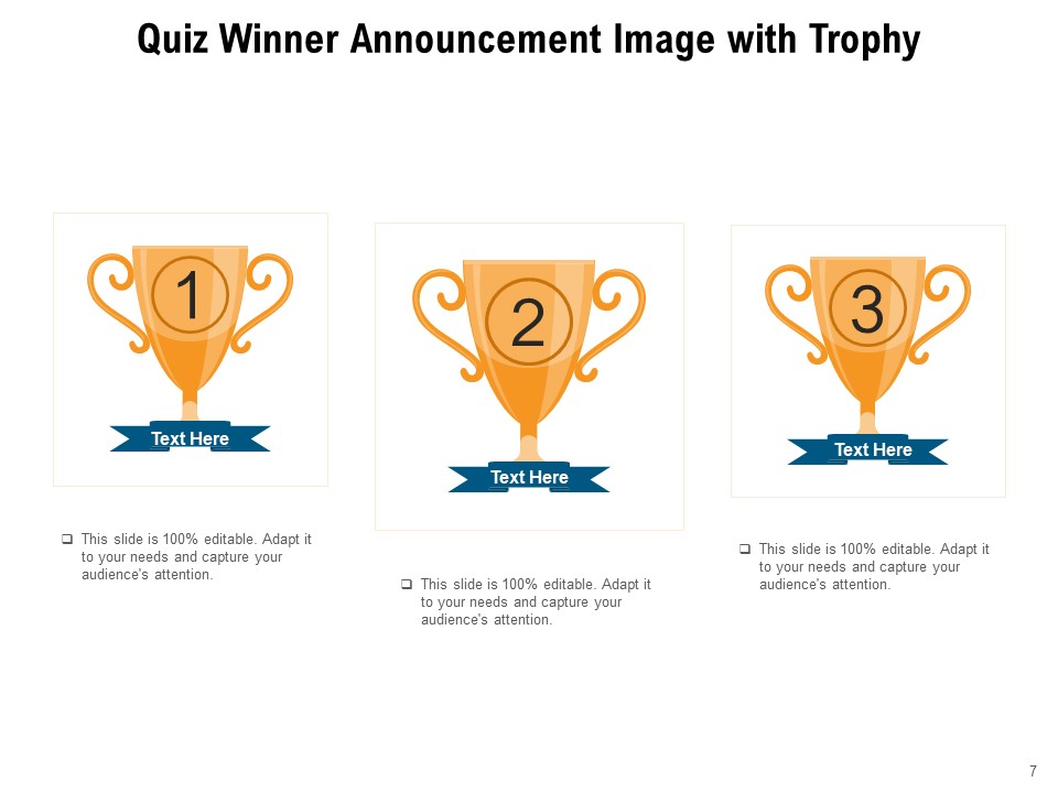 And The Winner Is Announcement Olympic Trophy Ppt PowerPoint Presentation Complete Deck template professionally