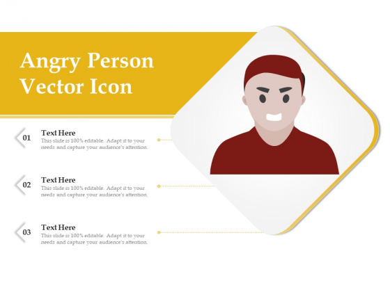 Angry Person Vector Icon Ppt PowerPoint Presentation File Inspiration PDF