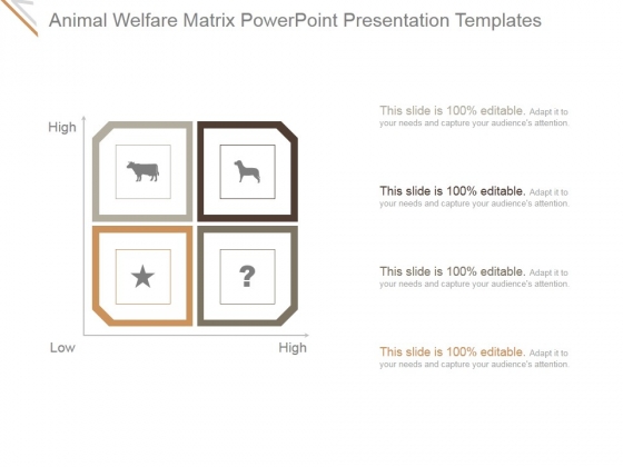 Animal Welfare Matrix Ppt PowerPoint Presentation Gallery Animal Welfare Matrix Ppt PowerPoint Presentation Gallery