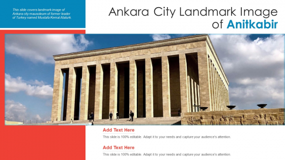Ankara City Landmark Image Of Anitkabir PowerPoint Presentation PPT Template PDF