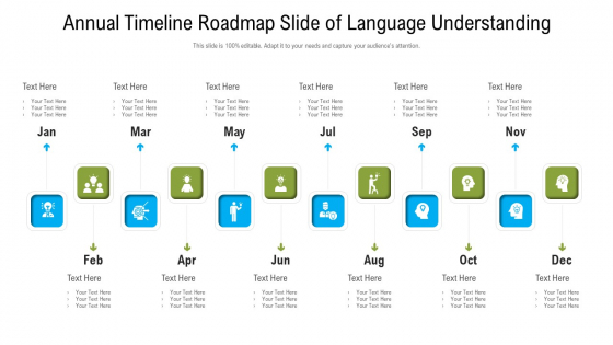 Annual Timeline Roadmap Slide Of Language Understanding Ppt PowerPoint Presentation Gallery Brochure PDF Annual Timeline Roadmap Slide Of Language Understanding Ppt PowerPoint Presentation Gallery Brochure PDF