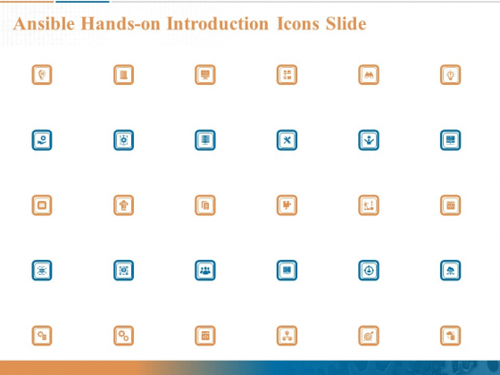 Ansible Hands On Introduction Icons Slide Ppt PowerPoint Presentation Ideas Slide Portrait PDF Ansible Hands On Introduction Icons Slide Ppt PowerPoint Presentation Ideas Slide Portrait PDF