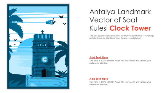 Antalya Landmark Vector Of Saat Kulesi Clock Tower PowerPoint Presentation PPT Template PDF Antalya Landmark Vector Of Saat Kulesi Clock Tower PowerPoint Presentation PPT Template PDF