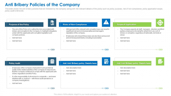 Anti Bribery Policies Of The Company Template PDF Anti Bribery Policies Of The Company Template PDF