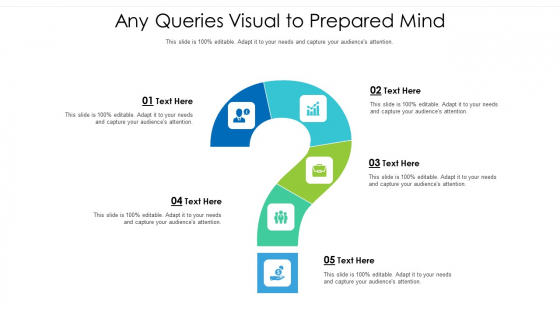 Any Queries Visual To Prepared Mind Ppt PowerPoint Presentation Gallery Slides PDF