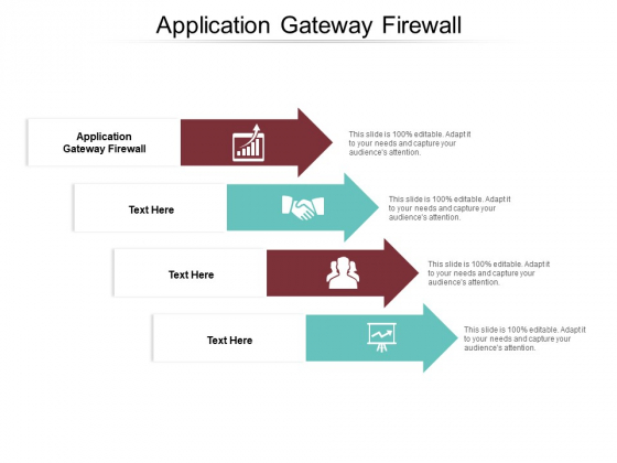 Application Gateway Firewall Ppt PowerPoint Presentation Outline Design Inspiration Cpb Pdf