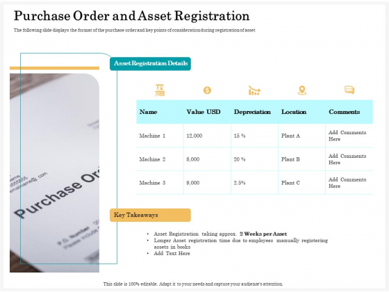 Application Life Cycle Analysis Capital Assets Purchase Order And Asset Registration Guidelines PDF