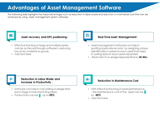 Application Lifecycle Management ALM Advantages Of Asset Management Software Sample PDF Application Lifecycle Management ALM Advantages Of Asset Management Software Sample PDF