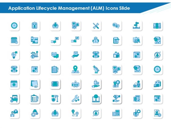 Application Lifecycle Management ALM Icons Slide Demonstration PDF Application Lifecycle Management ALM Icons Slide Demonstration PDF
