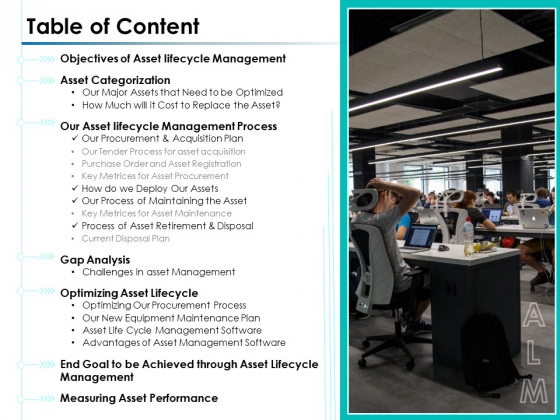 Application Lifecycle Management ALM Table Of Content Portrait PDF Application Lifecycle Management ALM Table Of Content Portrait PDF
