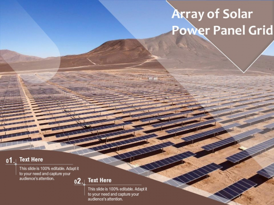 Array Of Solar Power Panel Grid Ppt PowerPoint Presentation File Good PDF Array Of Solar Power Panel Grid Ppt PowerPoint Presentation File Good PDF