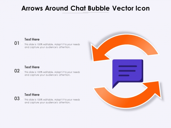 Arrows Around Chat Bubble Vector Icon Ppt PowerPoint Presentation File Formats PDF Arrows Around Chat Bubble Vector Icon Ppt PowerPoint Presentation File Formats PDF