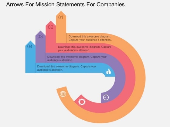 Arrows For Mission Statements For Companies Powerpoint Template Arrows For Mission Statements For Companies Powerpoint Template